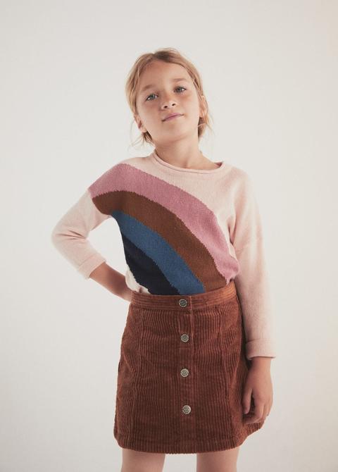 Falda Pana Botones
