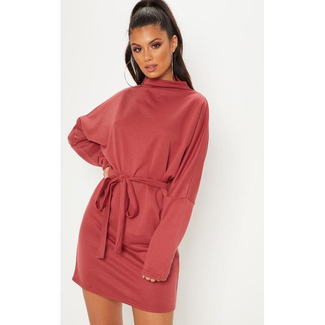 robe pull oversize rouge