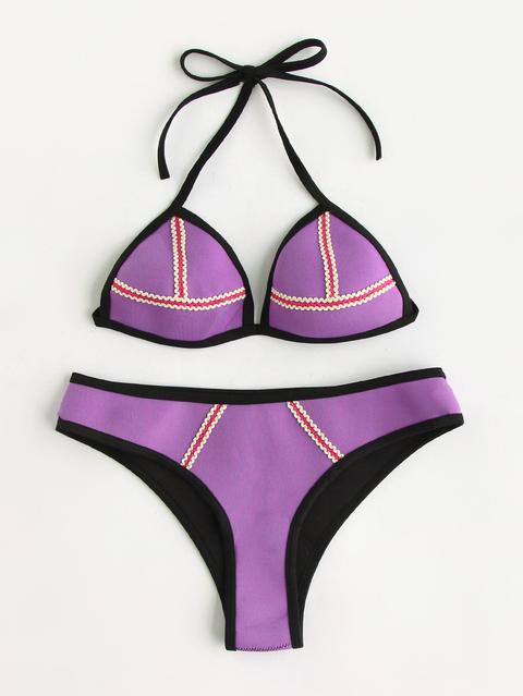 Set Di Bikini Di Triangolo
