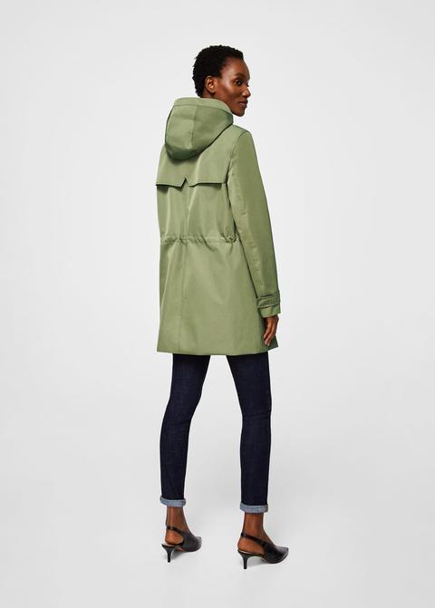 Parka Capucha Algodón de Mango Outlet en 21 Buttons