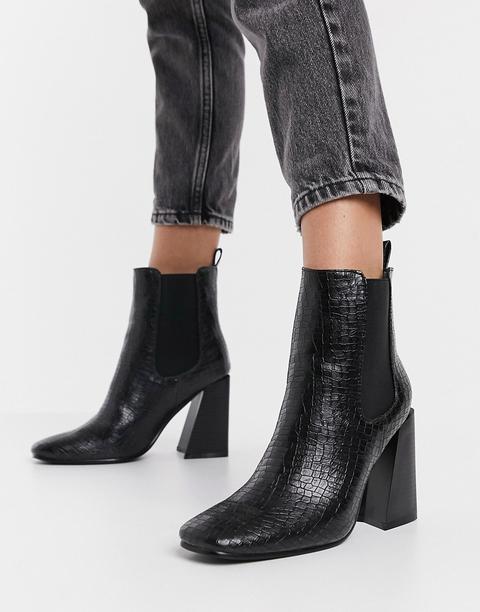 Schuh Bonnie Heeled Ankle Boot In Black