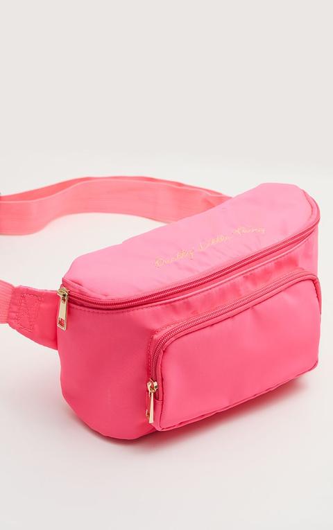 neon pink bum bag