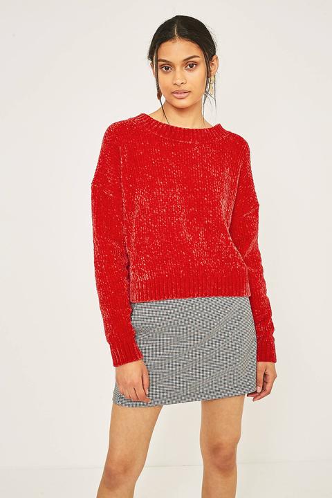 Urban Outfitters Cosy Chenille Crew Neck Jumper - Womens M