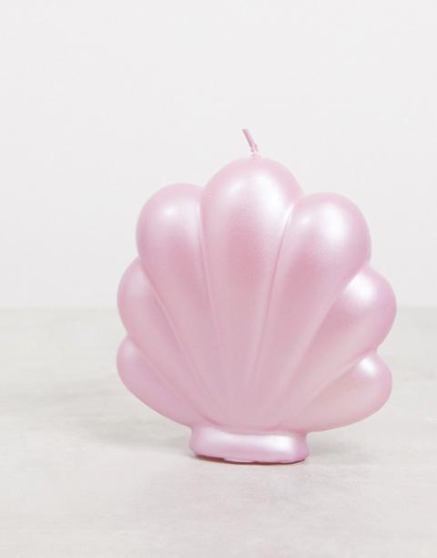 Sunnylife Small Shell Candle-purple