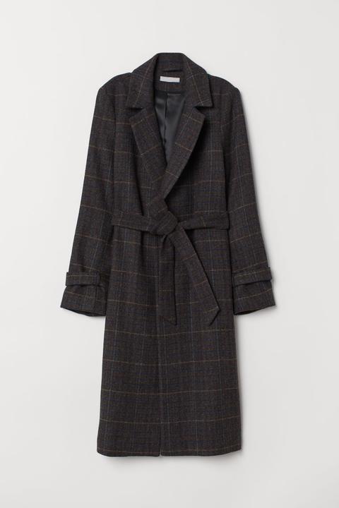 H & M - Cappotto In Misto Lana - Beige