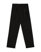 Striped Tapered Fit Trousers