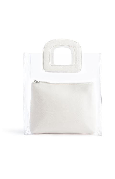 Clear White Large Bag