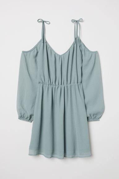 H & M - Abito In Chiffon - Turchese