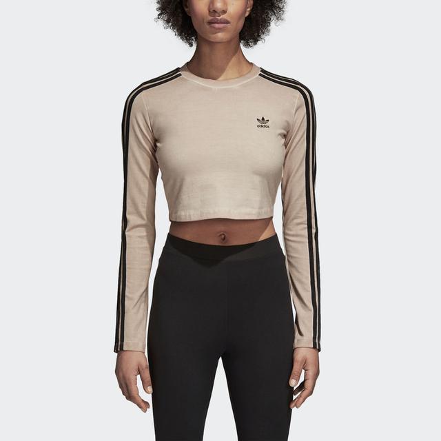 adidas long sleeve crop top