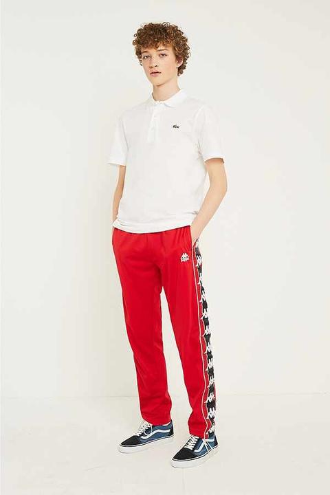 Kappa Astoria Red Logo Track Pants