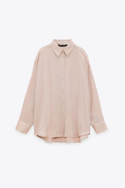 Camisa Oversize Satinada