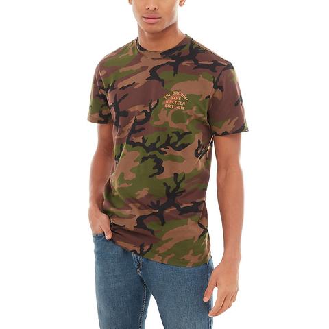 Vans T-shirt Maniche Corte Spring Training (camo) Uomo Multicolour