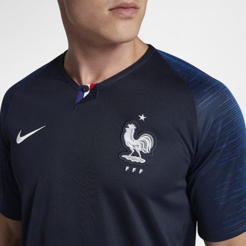 Maillot De Football Fff Home Pour Homme - Bleu de Nike en 21 Buttons