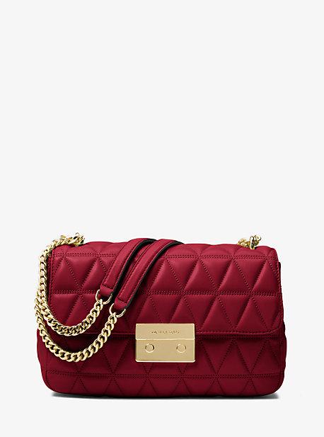 Bolso De Hombro Sloan Grande De Piel Acolchada