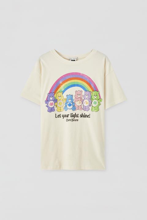 T-shirt Care Bears Arc-en-ciel