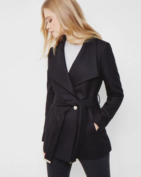 Wrap Oversized Collar Coat