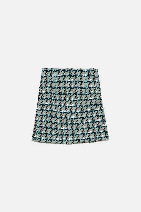 Falda Mini Tweed