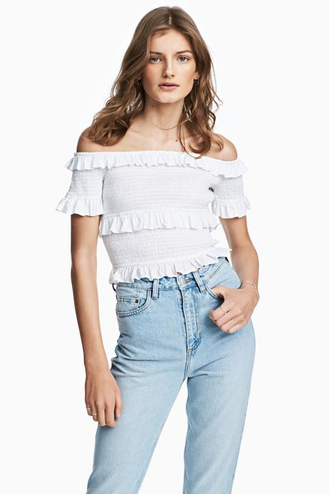 Off-the-shoulder Blouse