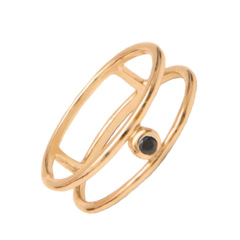 Anillo Esmerald Gold