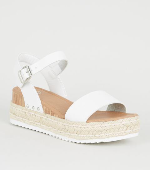 new look flatform espadrille sandals