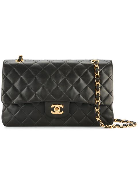 Chanel Vintage - Double Flap Quilted Chain Shoulder Bag