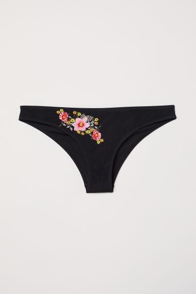 H & M - Braga De Bikini Cheeky - Negro