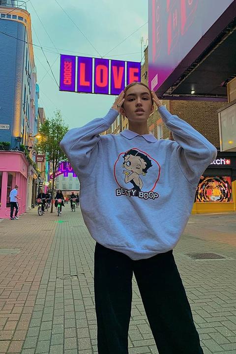 Sudadera Over Betty Boop