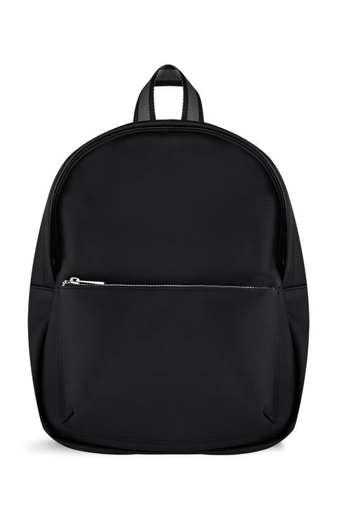 Sac À Dos Zippé Noir