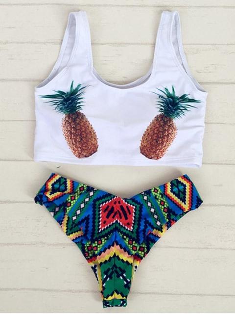 High Cut Pineapple Bikini