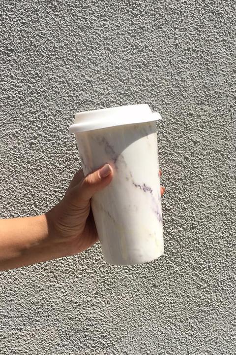 Marble Ceramic To-go Mug