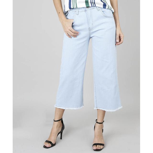 calça jeans feminina pantacourt