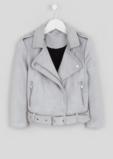 Matalan suedette clearance biker jacket