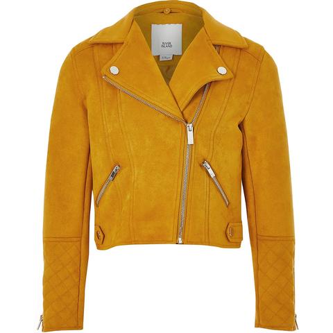 girls yellow jacket