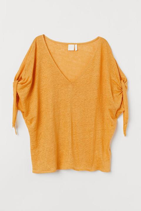h and m linen top