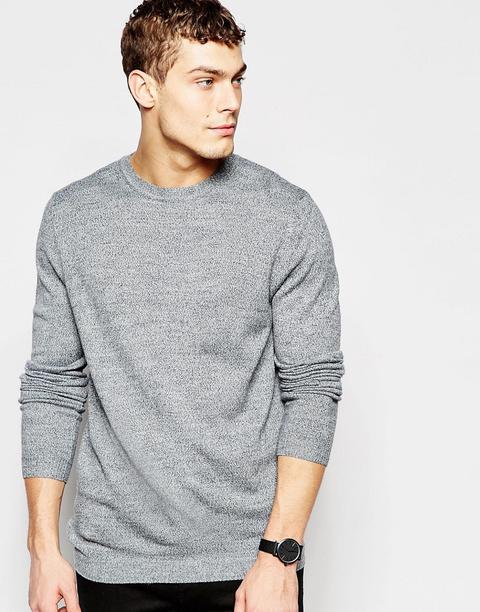 Asos - Maglione Girocollo Grigio - Grigio