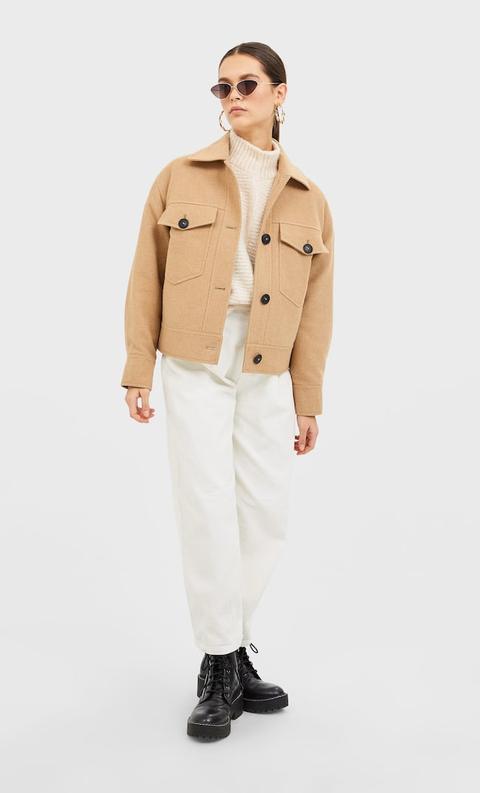 Stradivarius Veste Style Blouson Femme Pierre S
