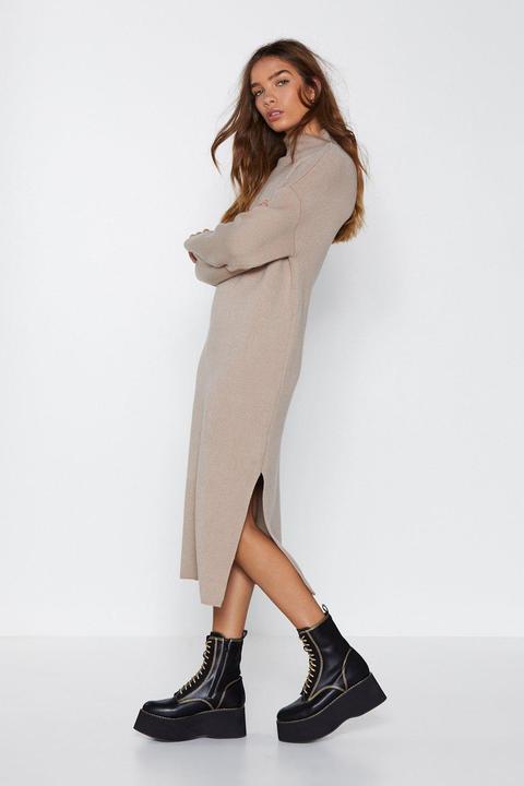 Knit's Not Over Midi Dress