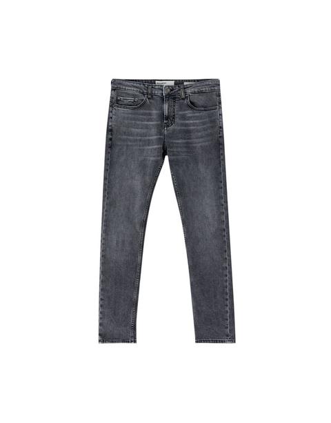 Jeans Slim Comfort Fit Grigi Slavati