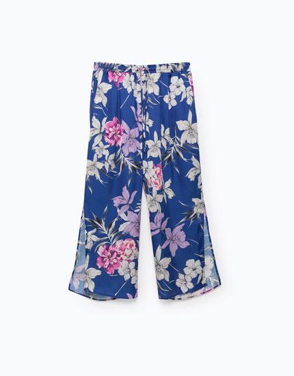 Pantalón Aberturas Print