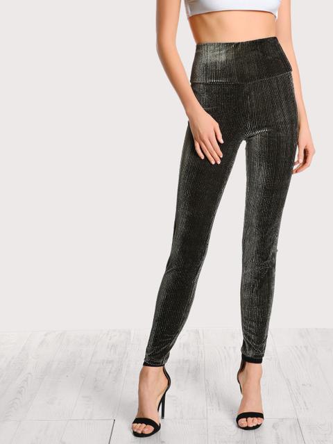 Leggings In Velluto