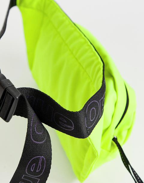 neon yellow bum bag