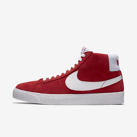 Nike Sb Zoom Blazer Mid Zapatillas De Skateboard - Hombre - Rojo