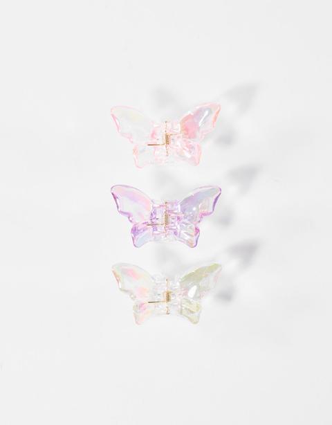 Set 3 Pinzas Mariposas