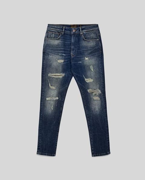 Jeans Vintage Strappi