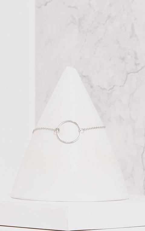 Shivani Silver Delicate Ring Choker