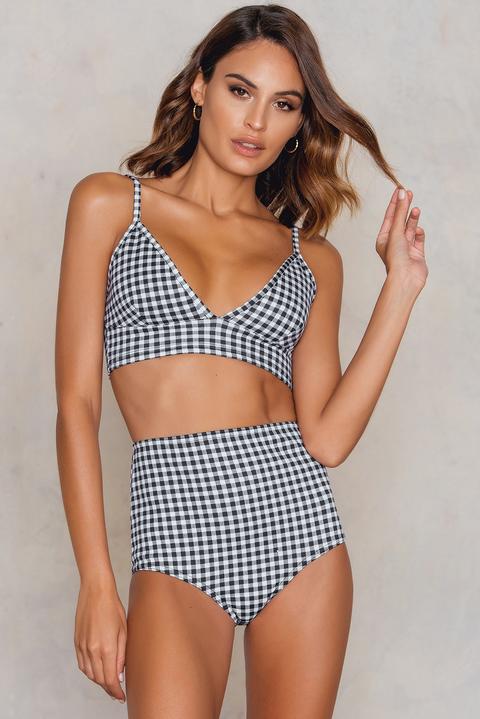 High Waist Gingham Knicker Multicolor