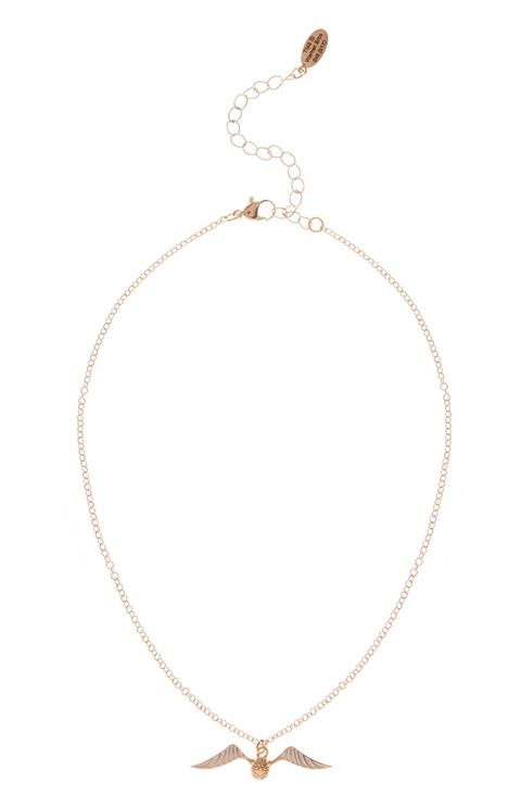 Collana Dorata Con Pendente Harry Potter