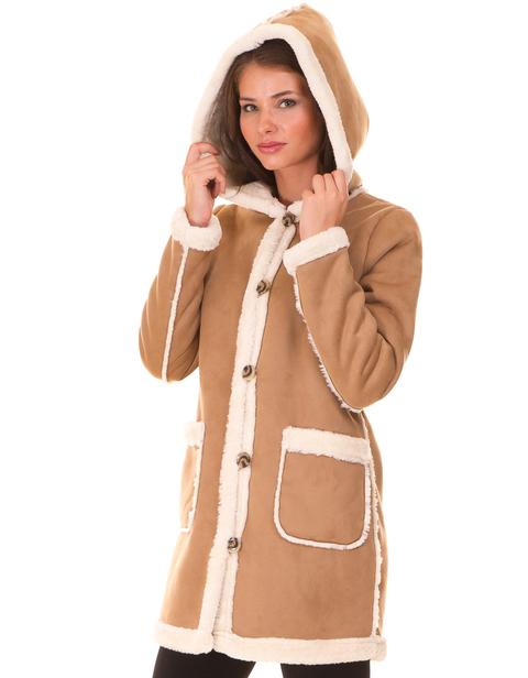 Abrigo Doble Faz Camel De Vila Clothes | Buylevard