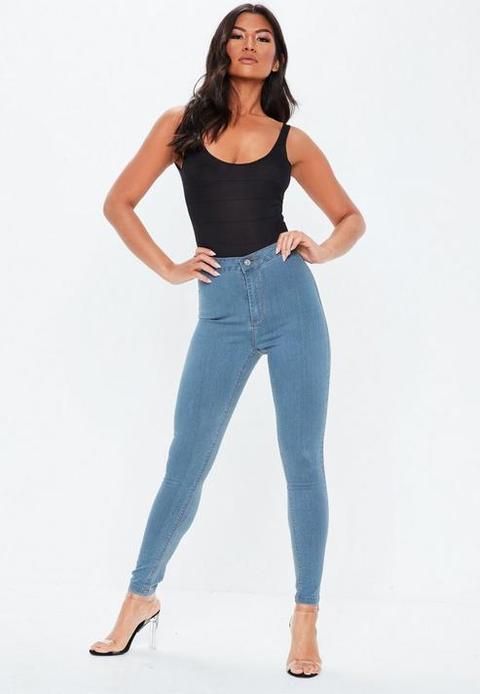 Blue Outlaw Super Stretch Skinny Jeans, Blue