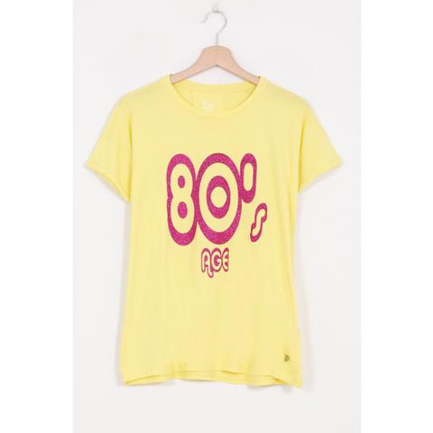 T-shirt A Stampa 80s Glitterata